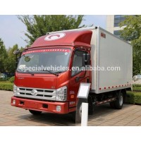 2018 mini refrigerated trunk, refrigerator van box truck, freezer van box trucks for seafood ice cream delivery