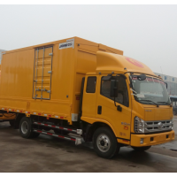 Axle 4x2 goods transportation delivery wing body van Cargo Truck with hydraulic tail lifting 6wheels diesel cargo van box truck